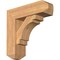 Ekena Millwork Merced Craftsman Smooth Bracket w/ Offset Brace, Western Red Cedar, 7 1/2"W x 24"D x 24"H BKT0806X24X24MRC04SWR - alternate 1